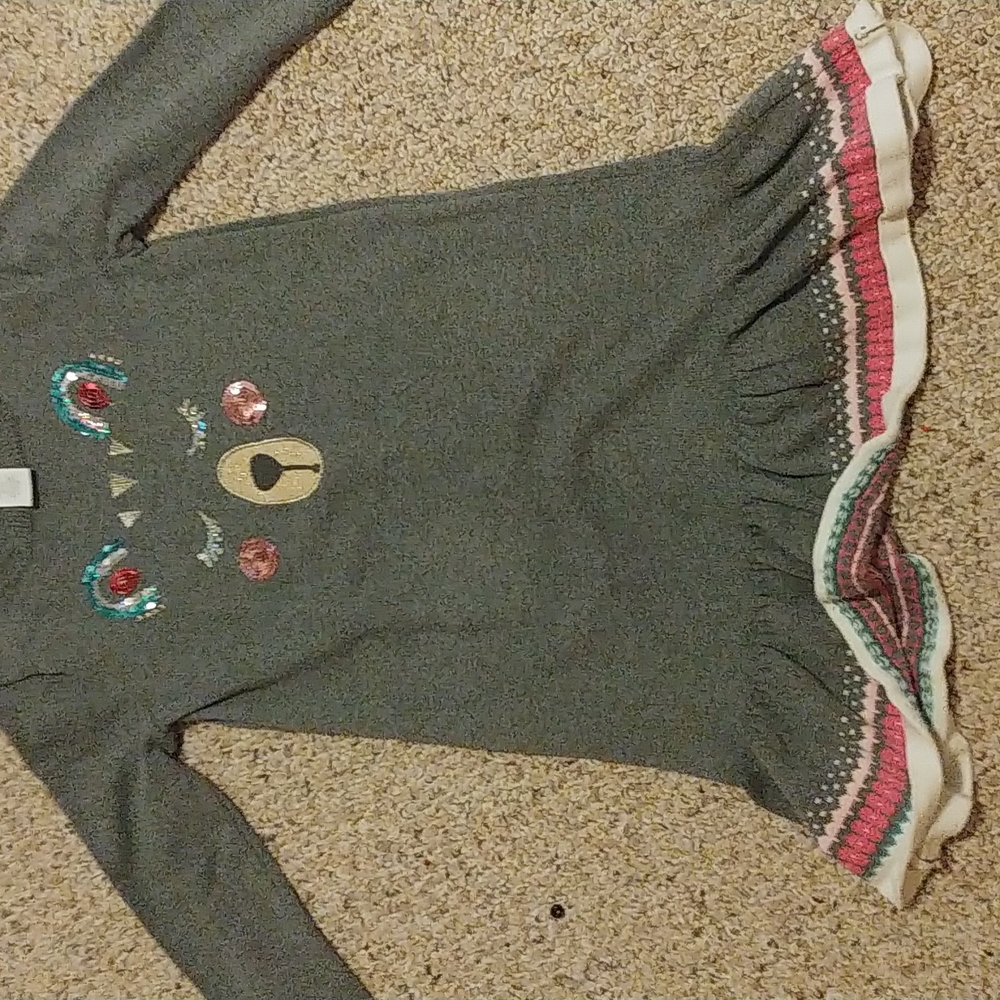 Bear sweater-dress kids size 10-12
